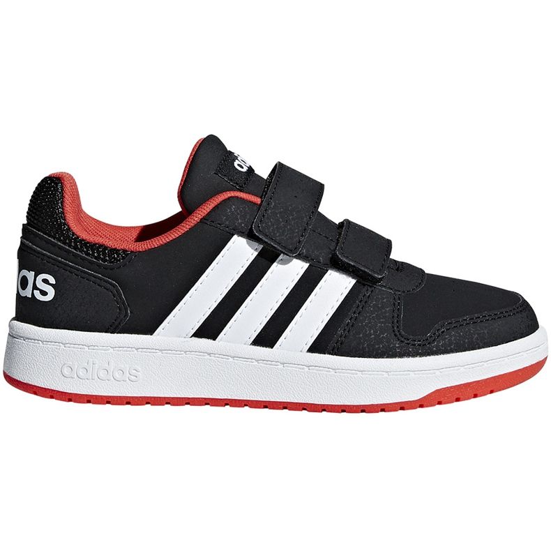 Adidas Hoops 2.0 Cmf C children's shoes black-red-white B75960