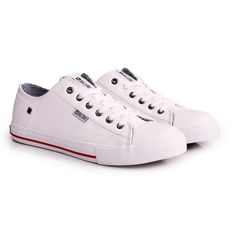 Men's Leather Sneakers Big Star DD174260 White