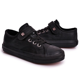 Children's Leather Sneakers Big Star EE374034 Black