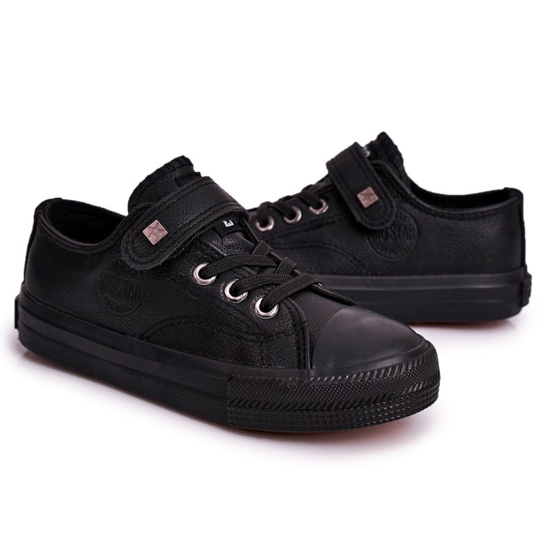 Children's Leather Sneakers Big Star EE374034 Black Children's Leather Sneakers Big Star EE374034 Black