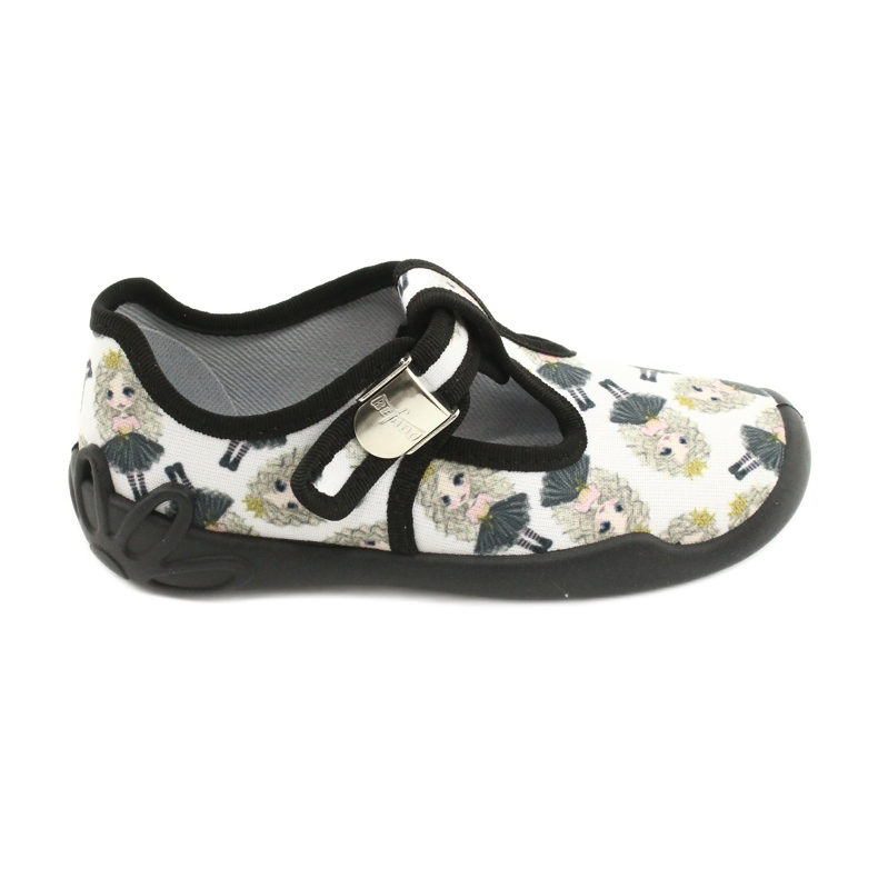 Befado children's shoes blanka princess 115X007 black ecru Befado children's shoes blanka princess 115X007 black ecru