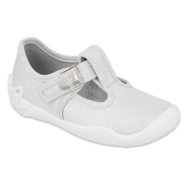 Befado children's shoes silver blank 115X001 grey Befado children's shoes silver blank 115X001 grey