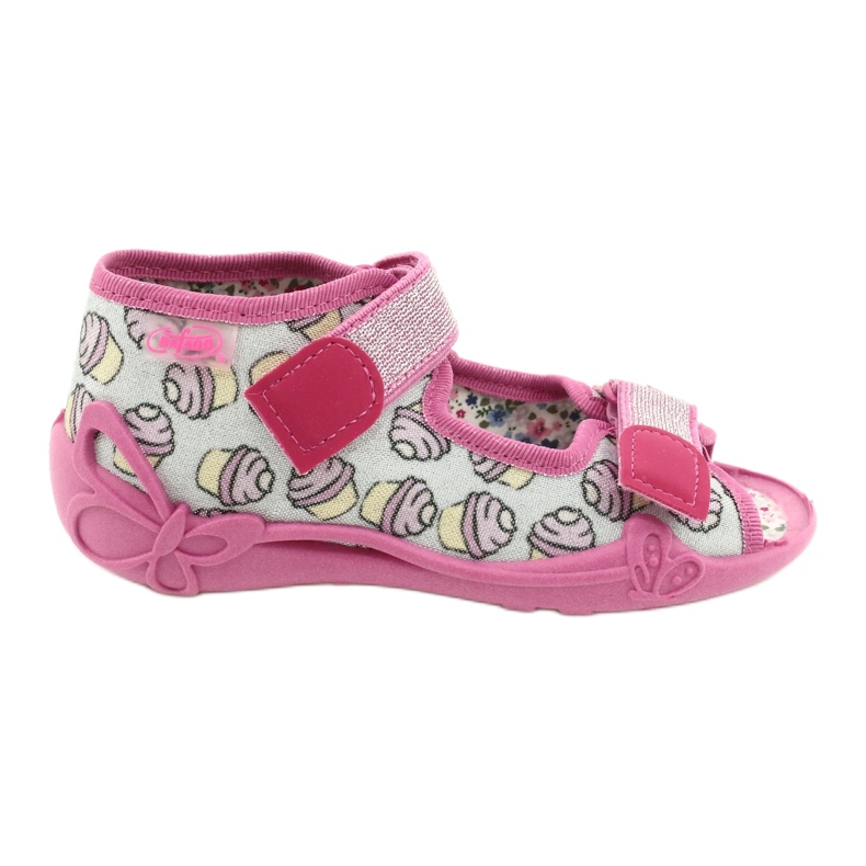 Befado children's shoes 242P099 pink grey multicolored