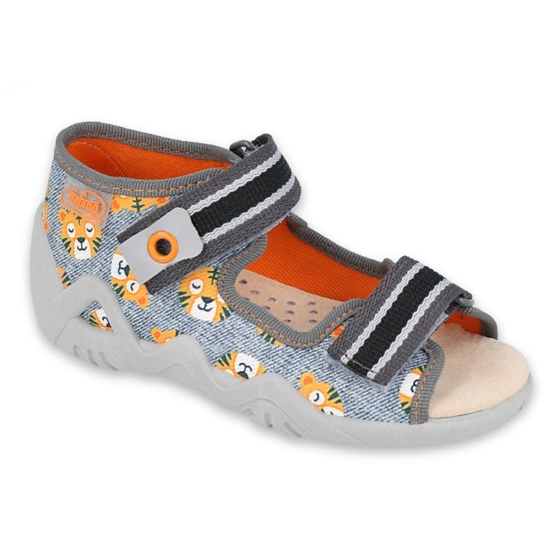 Befado yellow children's shoes 350P016 grey multicolored