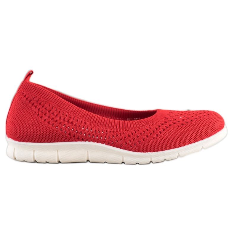 Goodin Openwork Slipons red