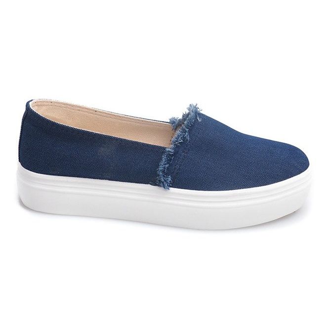 Slip On Jeans 80138 Navy Blue