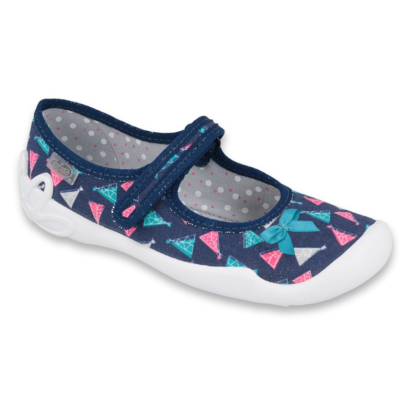 Befado children's shoes 114Y423 navy blue pink multicolored