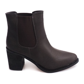 Boots On A Post F024 Gray grey Boots On A Post F024 Gray grey