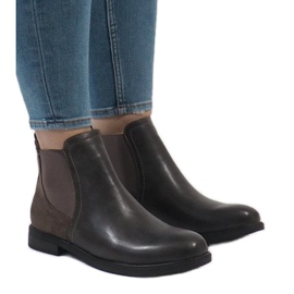 Gray insulated boots 6591 grey