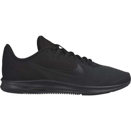 Nike Downshifter 9 AQ7481 005 men's running shoe black grey Nike Downshifter 9 AQ7481 005 men's running shoe black grey