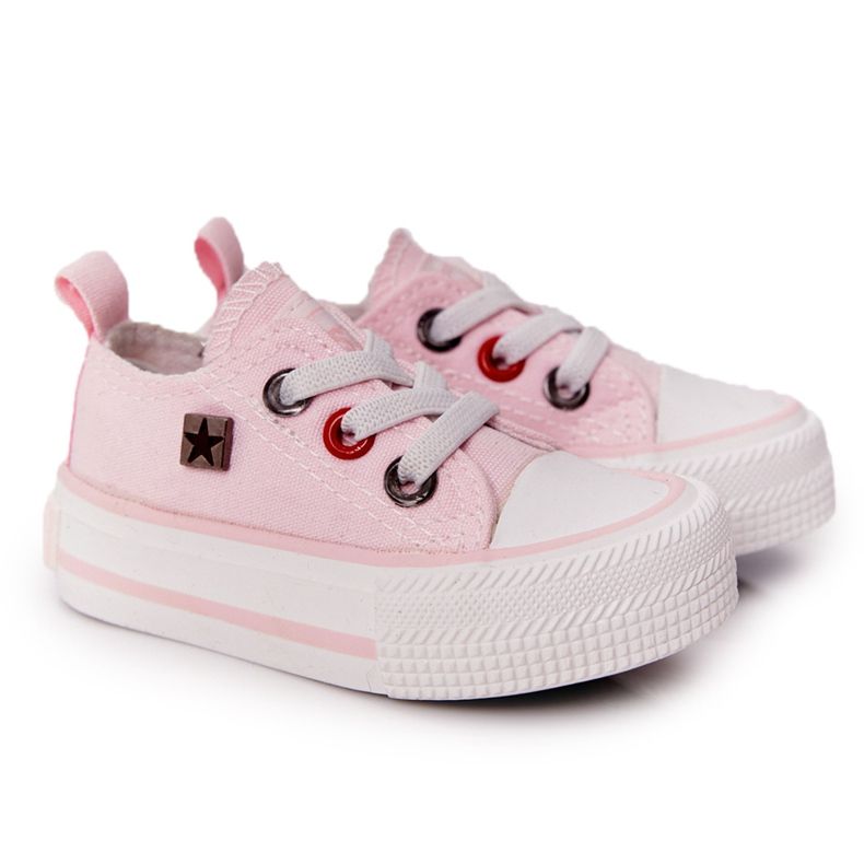 Children's Classic Low Sneakers Big Star HH374197 Pink Children's Classic Low Sneakers Big Star HH374197 Pink