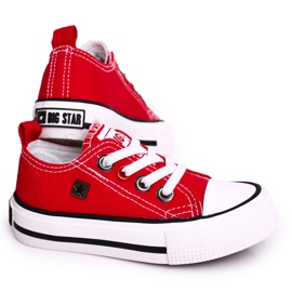 Children's Classic Low Sneakers Big Star HH374092 Red ['red']
