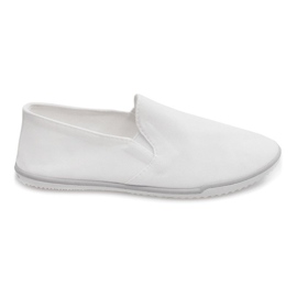 Lycra BL181-2 White Slip-On Sneakers Lycra BL181-2 White Slip-On Sneakers
