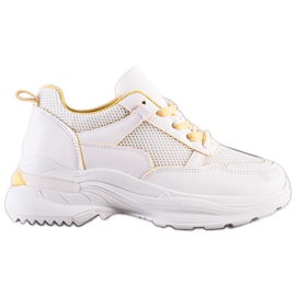 SHELOVET Classic white sneakers