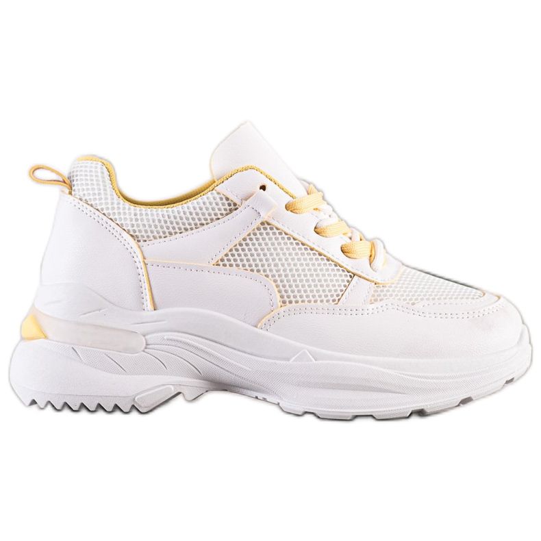 SHELOVET Classic white sneakers