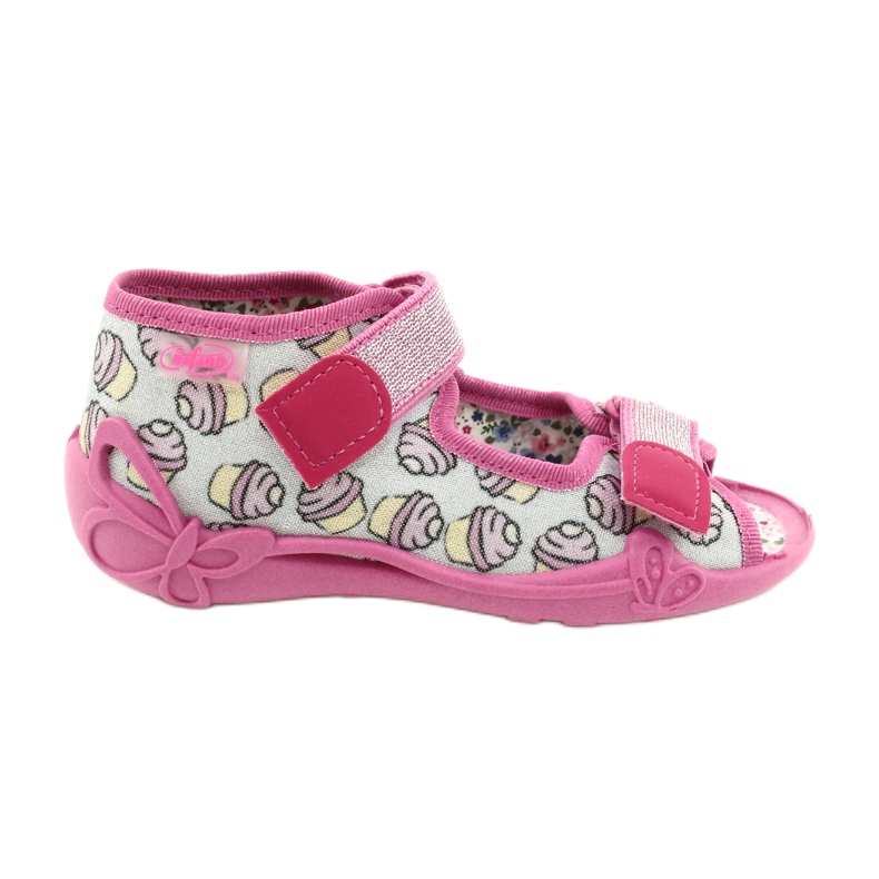 Befado children's shoes 242P099 pink silver grey Befado children's shoes 242P099 pink silver grey