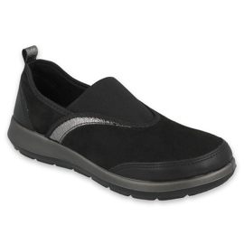 Befado women's shoes 156D006 black silver Befado women's shoes 156D006 black silver