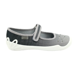 Befado children's shoes 114Y315 silver grey Befado children's shoes 114Y315 silver grey