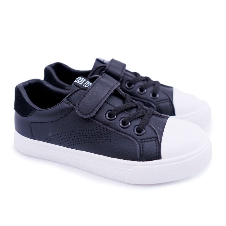 Children's Sneakers With Velcro Big Star DD374108 Black ['black']