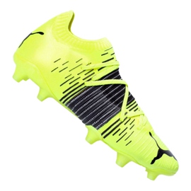 Football boots Puma Future Z 1.1 Fg / Ag M 106028-01 yellow,black,grey/silver multicolored