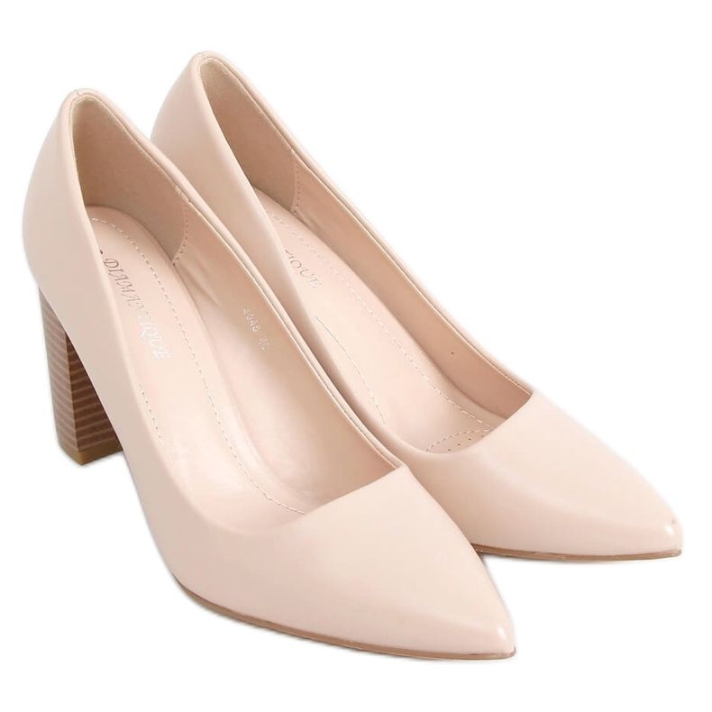 Pumps on the beige post 4045 Nude Pumps on the beige post 4045 Nude