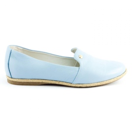 Bastek women's blue ballerinas