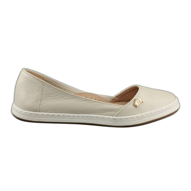Saway Women's ballerinas KM447 ecru