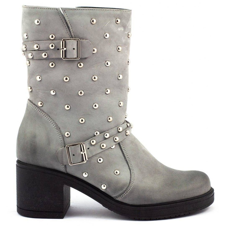 Exousite Women's boots on the post 1070 gray grey
