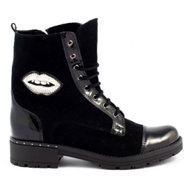 Dolce Pietro Black insulated boots for women 2065 Dolce Pietro Black insulated boots for women 2065