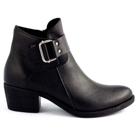 Olivier Rosa high-heeled boots with black grain