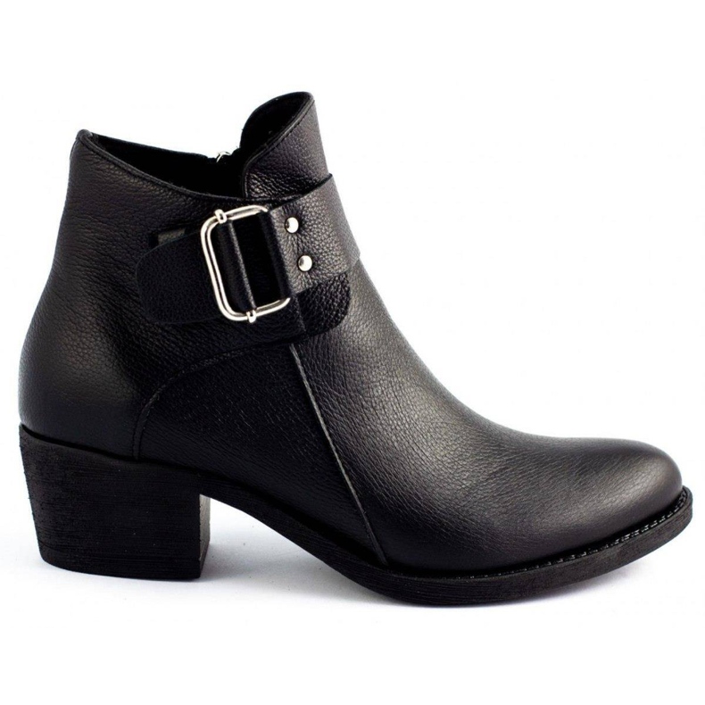 Olivier Rosa high-heeled boots with black grain
