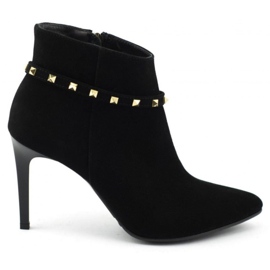 Boots Neścior 092-R black suede