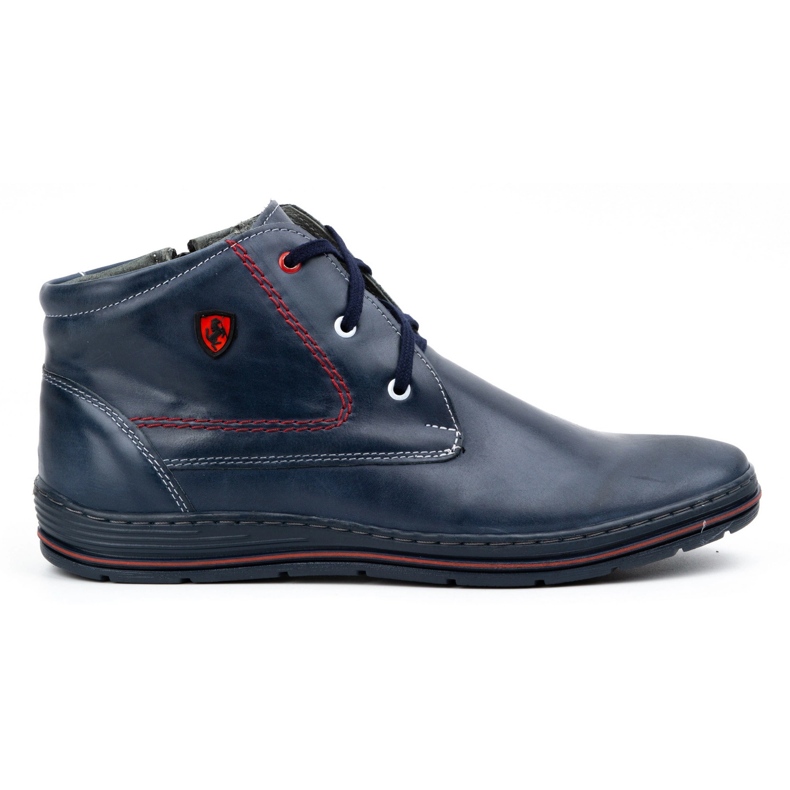 Polbut 339 navy blue men's shoes