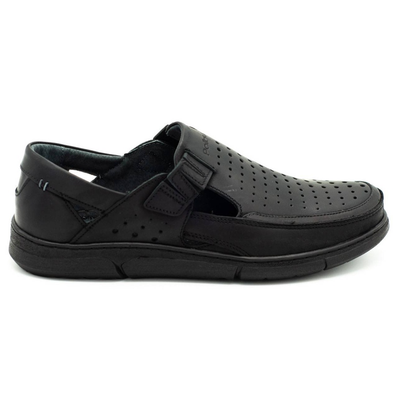 Polbut Men's summer openwork shoes J73L black