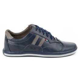 ABIS Men's casual shoes 1801 navy blue