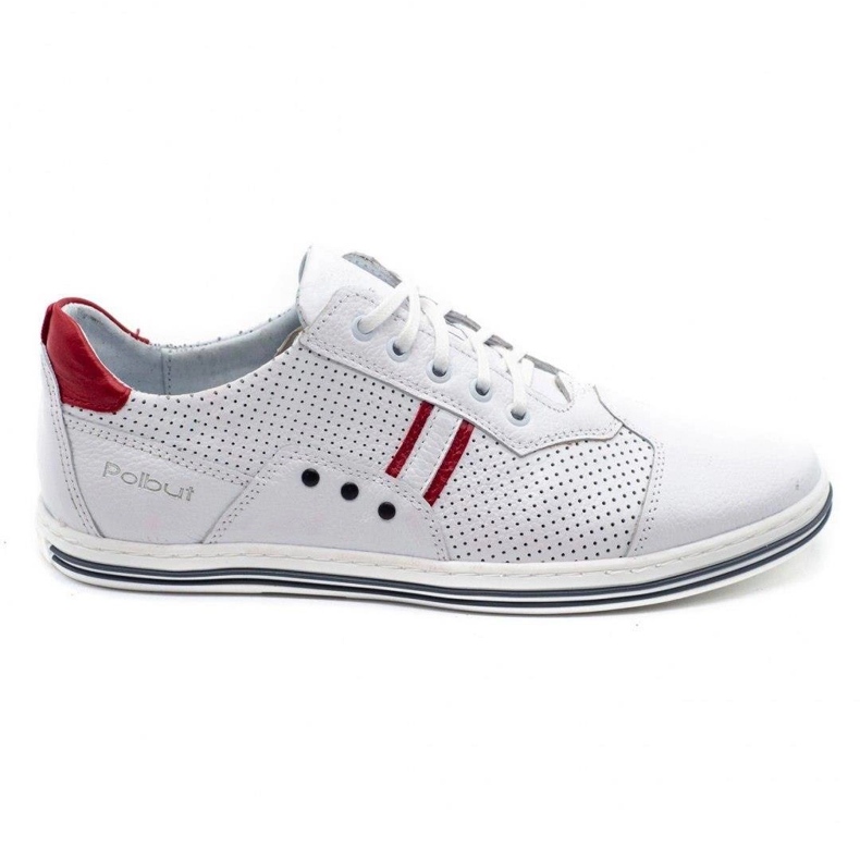 Polbut 1801P white casual men's shoes