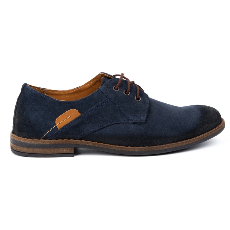 KENT Men's casual shoes 272 navy blue