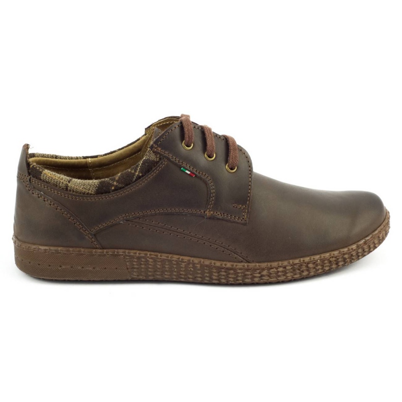 Casual men's shoes 287M brown