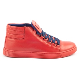 KENT 304 men's casual shoes red