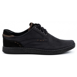 KOMODO Casual men's shoes 848 black