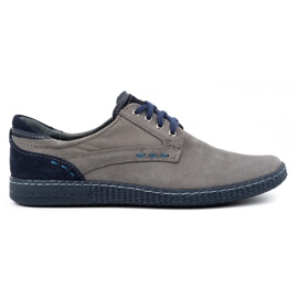 KOMODO Casual men's shoes 848 gray grey