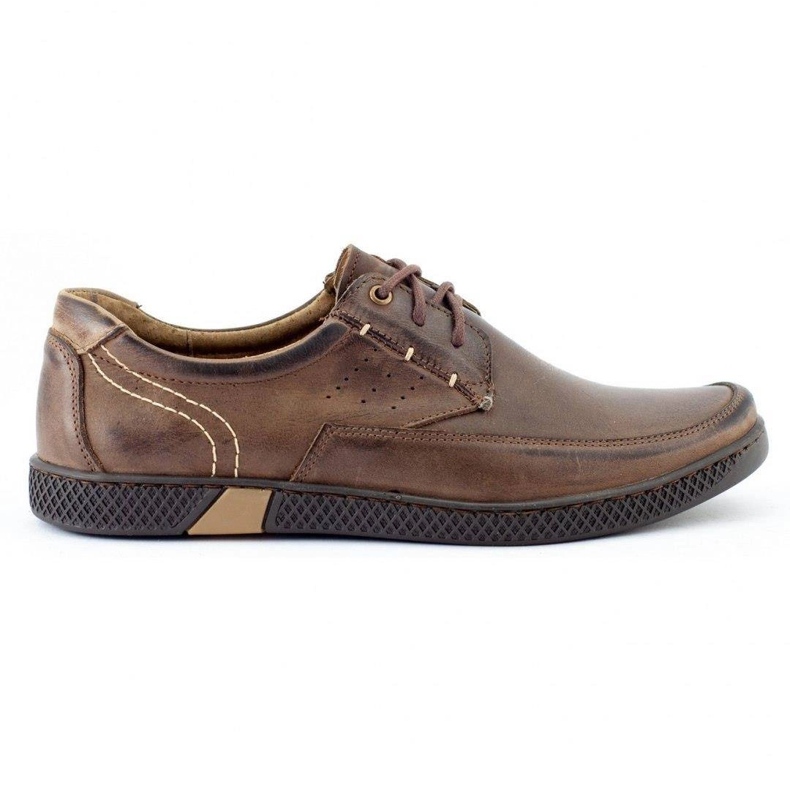 KOMODO Men's casual shoes 911 dark brown