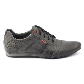 Polbut Casual men's shoes C34P Gray grey