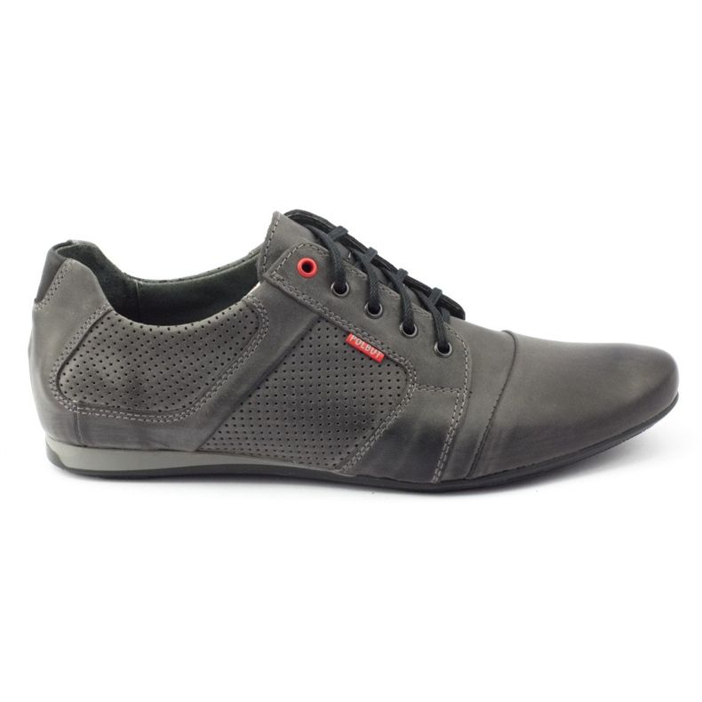 Polbut Casual men's shoes C34P Gray grey