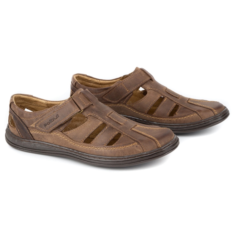 Polbut Brown men's shoes K18