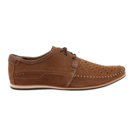 KOMODO Men's shoes moccasins 875 summer camel multicolored