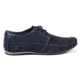 KOMODO Men's shoes moccasins 875 summer navy blue KOMODO Men's shoes moccasins 875 summer navy blue