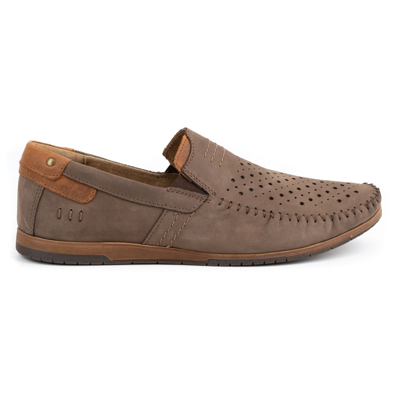 KOMODO Men's shoes moccasins 876 summer brown KOMODO Men's shoes moccasins 876 summer brown