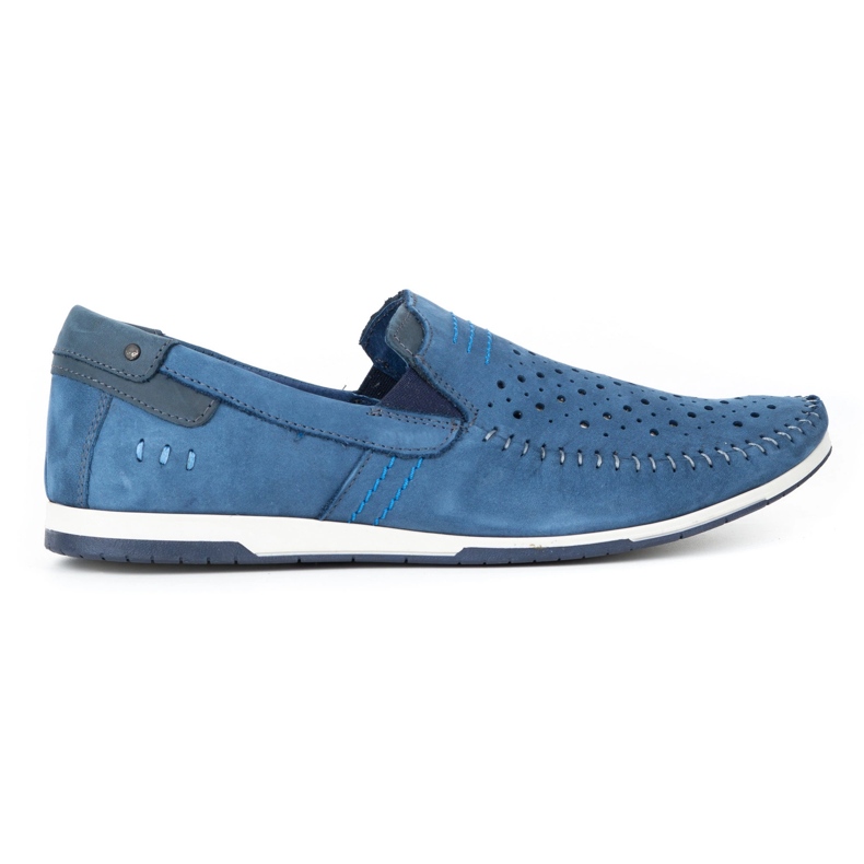 KOMODO Men's shoes moccasins 876 summer blue KOMODO Men's shoes moccasins 876 summer blue