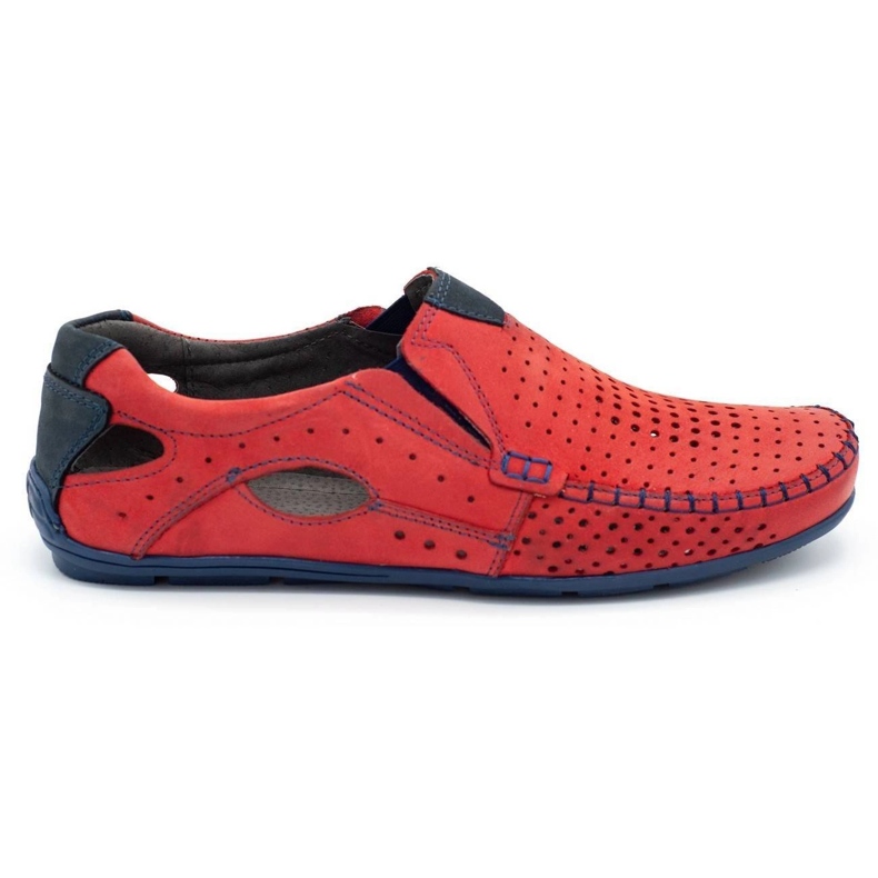 Mario Pala Men's shoes moccasins 901 summer red Mario Pala Men's shoes moccasins 901 summer red